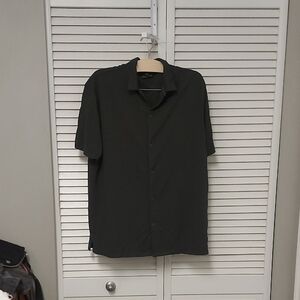 Mango Dark Green Shirt